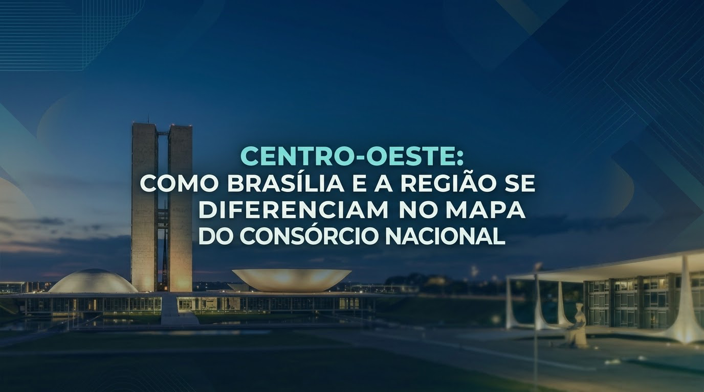 A Vocação Econômica do Centro-Oeste: Como Brasília e a Região se Diferenciam no Mapa do Consórcio Nacional